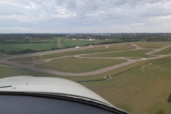 Anflug auf Mercedes