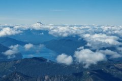 im Sinkflug auf chilenischer Seite