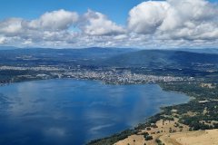 Anflug auf Villarrica